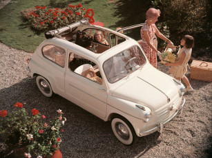 обоя fiat, 600, 1955, автомобили