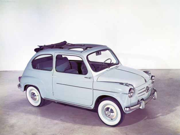 Обои картинки фото fiat, 600, 1955, автомобили