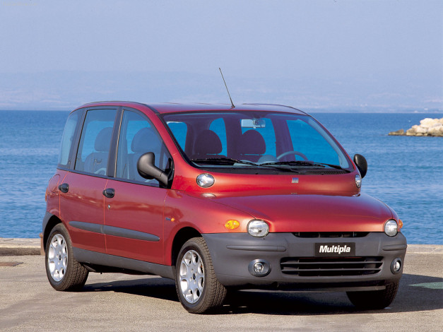 Обои картинки фото fiat, multipla, 2002, автомобили