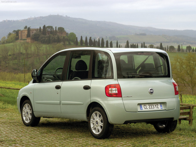 Обои картинки фото fiat, multipla, 2004, автомобили