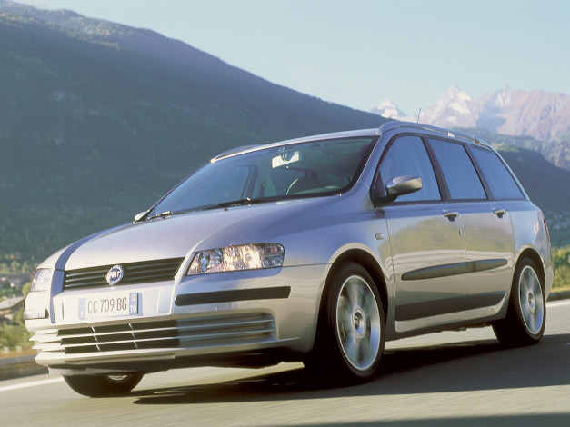 Обои картинки фото fiat, stilo, multi, wagon, dynamic, 2002, автомобили
