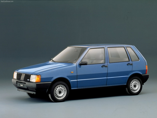 Обои картинки фото fiat, uno, 1990, автомобили