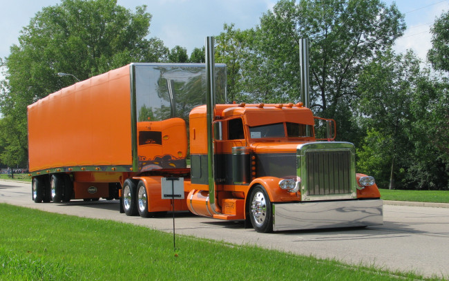 Обои картинки фото автомобили, peterbilt