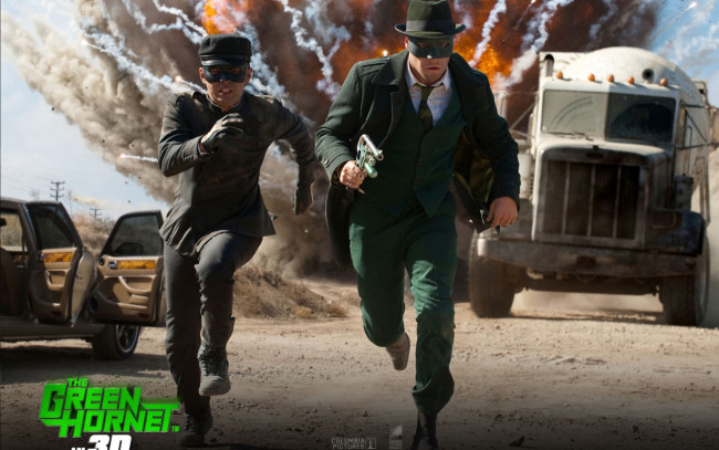 Обои картинки фото the, green, hornet, in, 3d, кино, фильмы