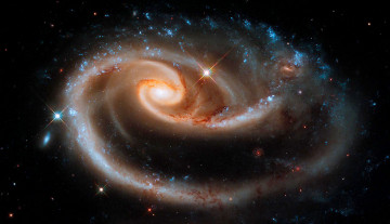 Картинка космос галактики туманности созвездие андромеда ugc 1810 arp 273