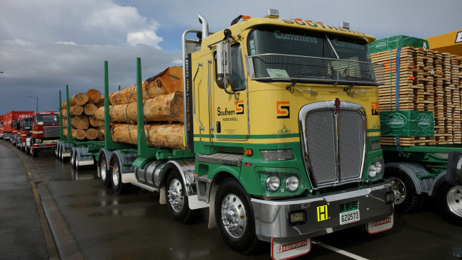 Обои картинки фото kenworth k logging truck, автомобили, kenworth, truck, company, грузовые, автобусы, сша