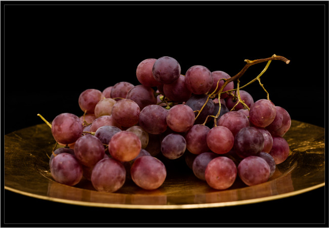 Обои картинки фото еда, виноград, блюдо