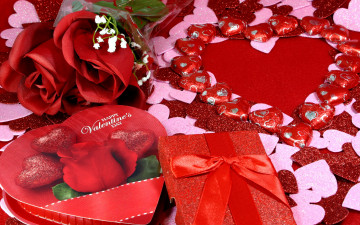 Картинка праздничные день+святого+валентина +сердечки +любовь valentine's day romantic heart love rose сердечки розы романтика