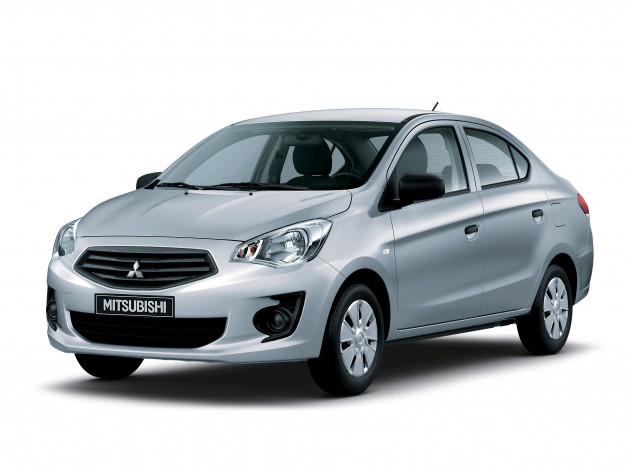 Обои картинки фото автомобили, mitsubishi, 2014г, mirage