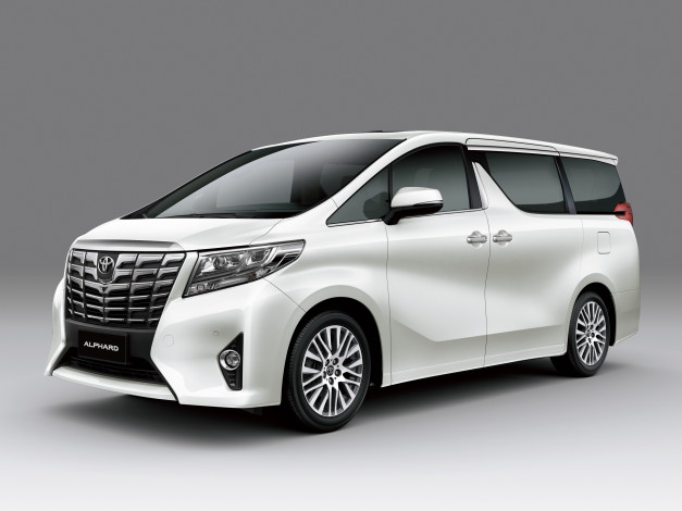 Обои картинки фото автомобили, toyota, 2015г, cis-spec, alphard