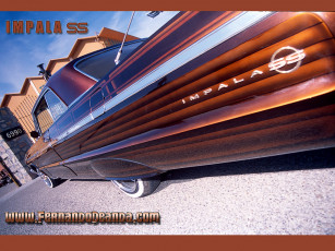 Картинка chevrolet impala lowrider автомобили фрагменты автомобиля