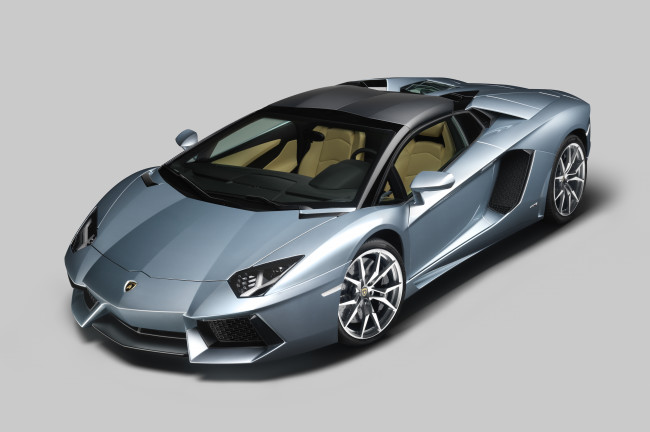 Обои картинки фото 2012, lamborghini, aventador, lp700, roadster, автомобили