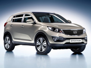 обоя автомобили, kia, 2014г, sportage