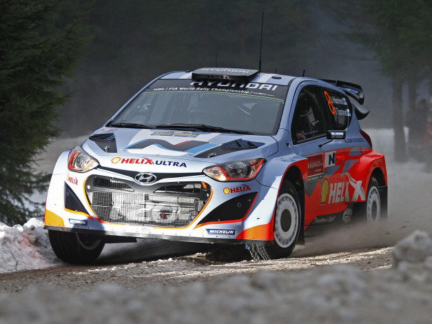 Обои картинки фото спорт, авторалли, wrc, hyundai, i20, 2014г