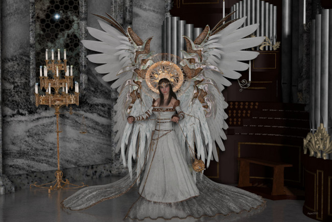 Обои картинки фото 3д графика, angel , ангел
