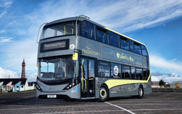 Картинка 2021+alexander+dennis+enviro400+mmc автомобили автобусы alexander dennis enviro400 city двухэтажные hdr 2021 года пассажирский транспорт автобус