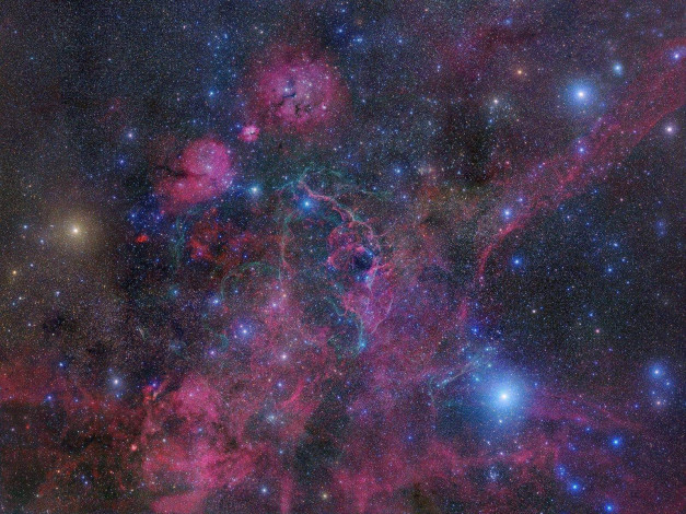 Обои картинки фото остаток, сверхновой, космос, галактики, туманности
