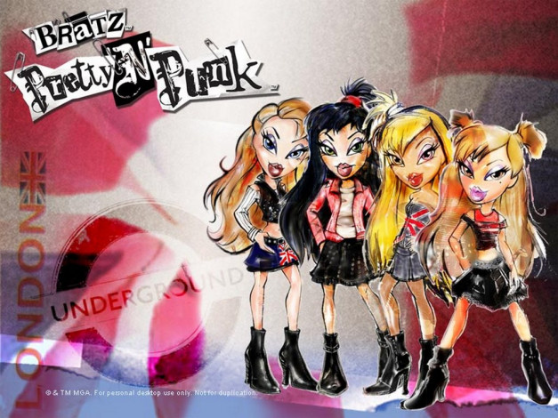 Обои картинки фото мультфильмы, bratz