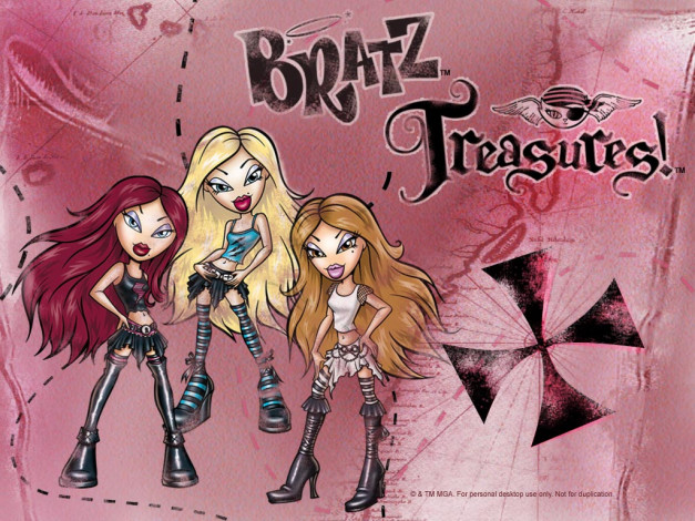 Обои картинки фото мультфильмы, bratz