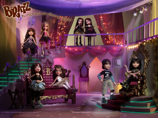 Обои картинки фото мультфильмы, bratz