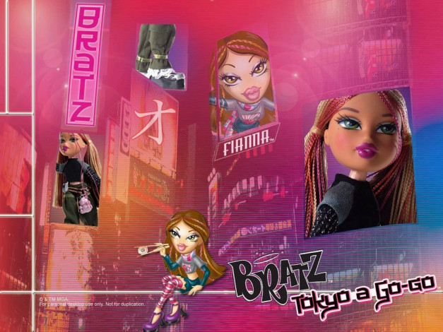 Обои картинки фото мультфильмы, bratz