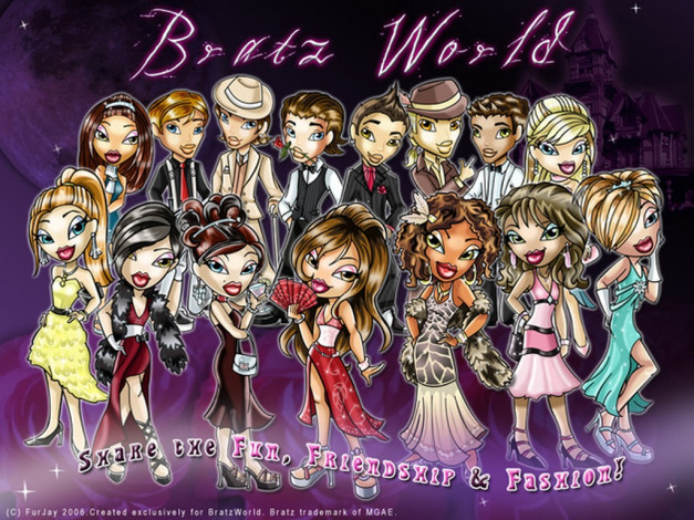 Обои картинки фото мультфильмы, bratz