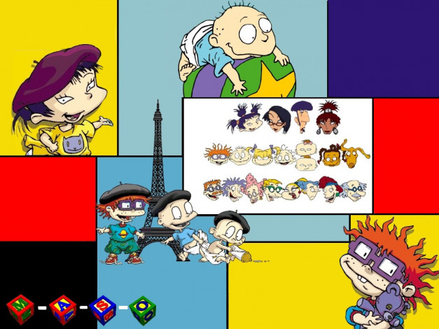 Обои картинки фото мультфильмы, rugrats