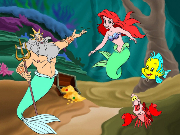 Обои картинки фото мультфильмы, the, little, mermaid, ii, return, to, sea