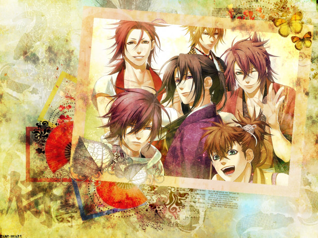 Обои картинки фото аниме, hakuoki