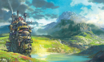 Картинка аниме howl`s moving castle howls