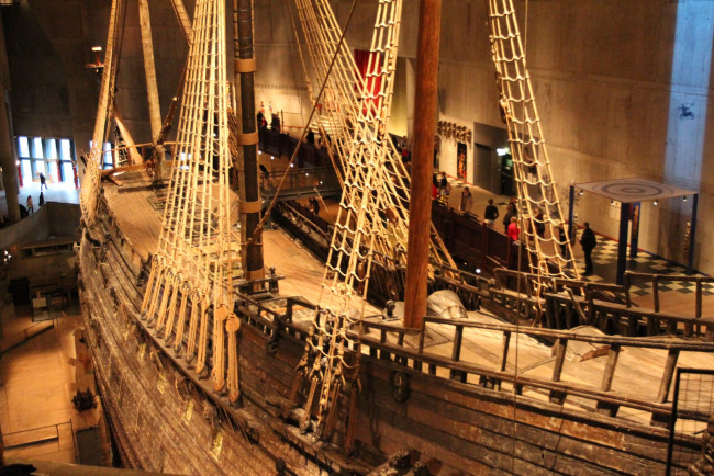 Обои картинки фото wasa, ship, корабли, другое, деревянный, музейный, экспонат, старинный