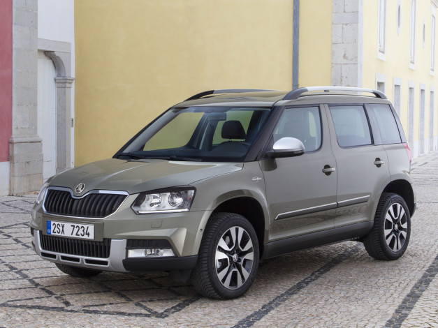 Обои картинки фото автомобили, skoda, yeti, outdoor, laurin, klement, 2013