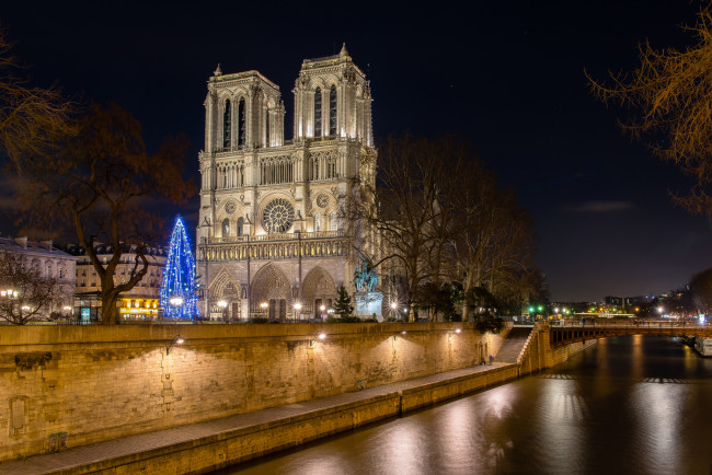 Обои картинки фото notre dame de paris, города, париж , франция, религия, собор