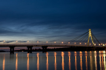 Картинка города -+мосты московский мост днепр киев