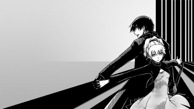 Обои картинки фото аниме, darker than black, инь, хей