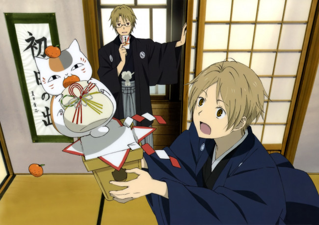 Обои картинки фото аниме, natsume yuujinchou, тетрадь, дружбы, нацуме