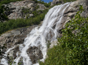 Картинка алибекский+водопад природа водопады кавказ водопад алибекский
