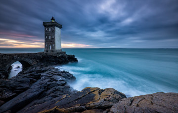 Картинка природа маяки море маяк france le conquet берег brittany