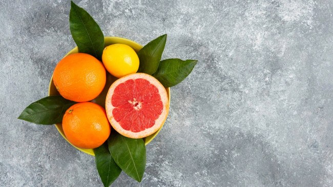Обои картинки фото еда, цитрусы, апельсин, грейпфрут, лимон