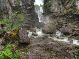Картинка водопад природа водопады скалы пейзаж