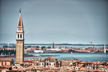 обоя города, венеция, италия, панорама