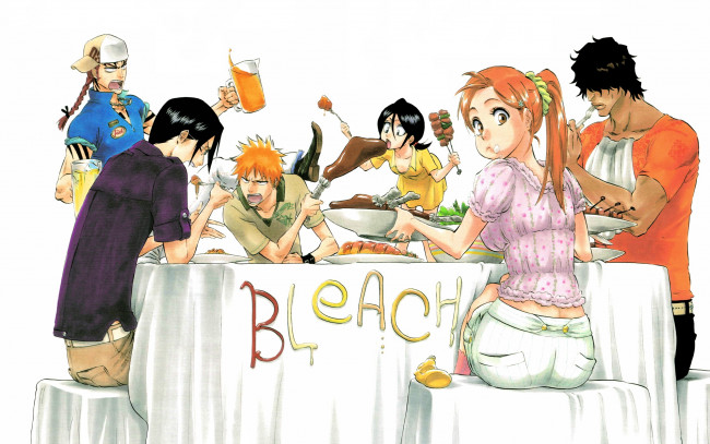 Обои картинки фото аниме, bleach