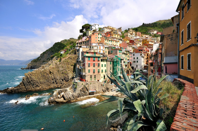 Обои картинки фото риомаджоре, города, амальфийское, лигурийское, побережье, италия, дома, море