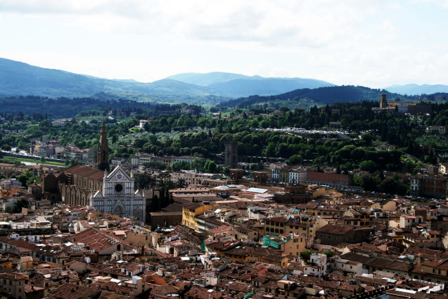 Обои картинки фото florence, италия, города, флоренция, панорама