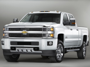 обоя автомобили, chevrolet, 2500, silverado, 2015, crew, country, hd, high, cab