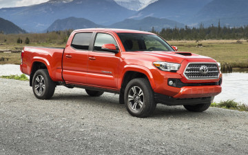 Картинка автомобили toyota 2016г tacoma trd sport double cab красный