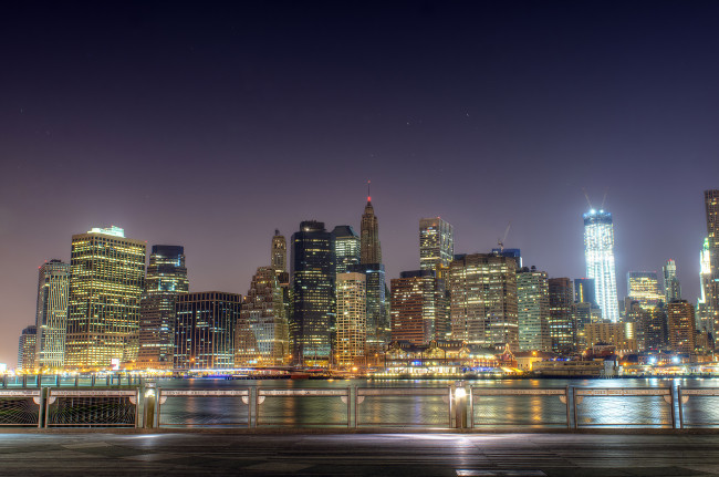 Обои картинки фото new york, города, нью-йорк , сша, небоскребы, залив