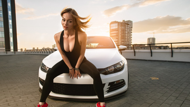 Обои картинки фото автомобили, -авто с девушками, авто, позирует, девушка, evgeniy, savin