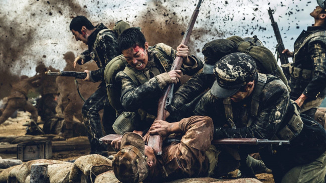 Обои картинки фото jangsari,  ithyeojin yeongungdeul , 2019, кино фильмы, -unknown , другое, кадры, из, фильма, битва, за, чансари, военный, история, драма, южная, корея