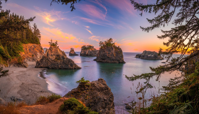 Обои картинки фото secret beach, oregon, usa, природа, побережье, secret, beach